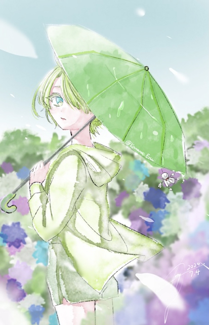 2024 Division IV Winning works「追憶の天気雨」けマら•エル (14 years old Cambodia)